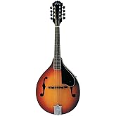 Washburn M1S Americana Series A-Style Mandolin, Tobacco Sunburst | Solid carved spruce top; Maple back and sides