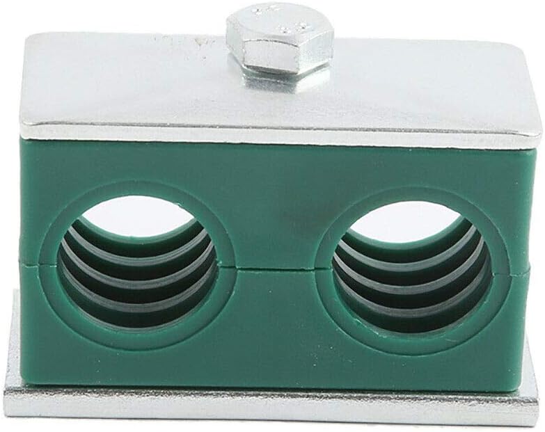 Hydraulische Rohrschellen Aus Kunststoff, 2 Stück – Für Rohre Mit 26,9 Mm Außendurchmesser, Twin-Loch-Design