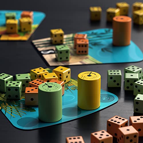 Dandelions Board Game RollandMove Area Majority 23 Players