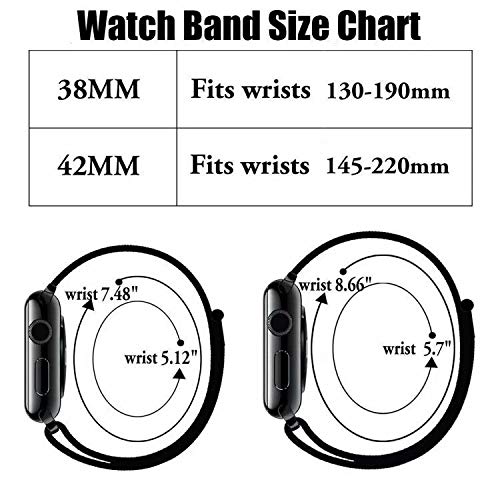image for YC YANCH YANCH Compatible for Apple Watch Sport Loop Band, Lightweight