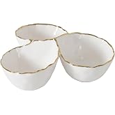 Portofino, 3 Section Server, 8.5" x 8.5" x 3.25"