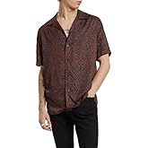 John Varvatos Men's Danny Camp Shirt