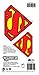 Enjoy It DC Comics Justice League Superman Logo Car Stickers, 2 Pieces, Outdoor Rated Vinyl Sticker Decal