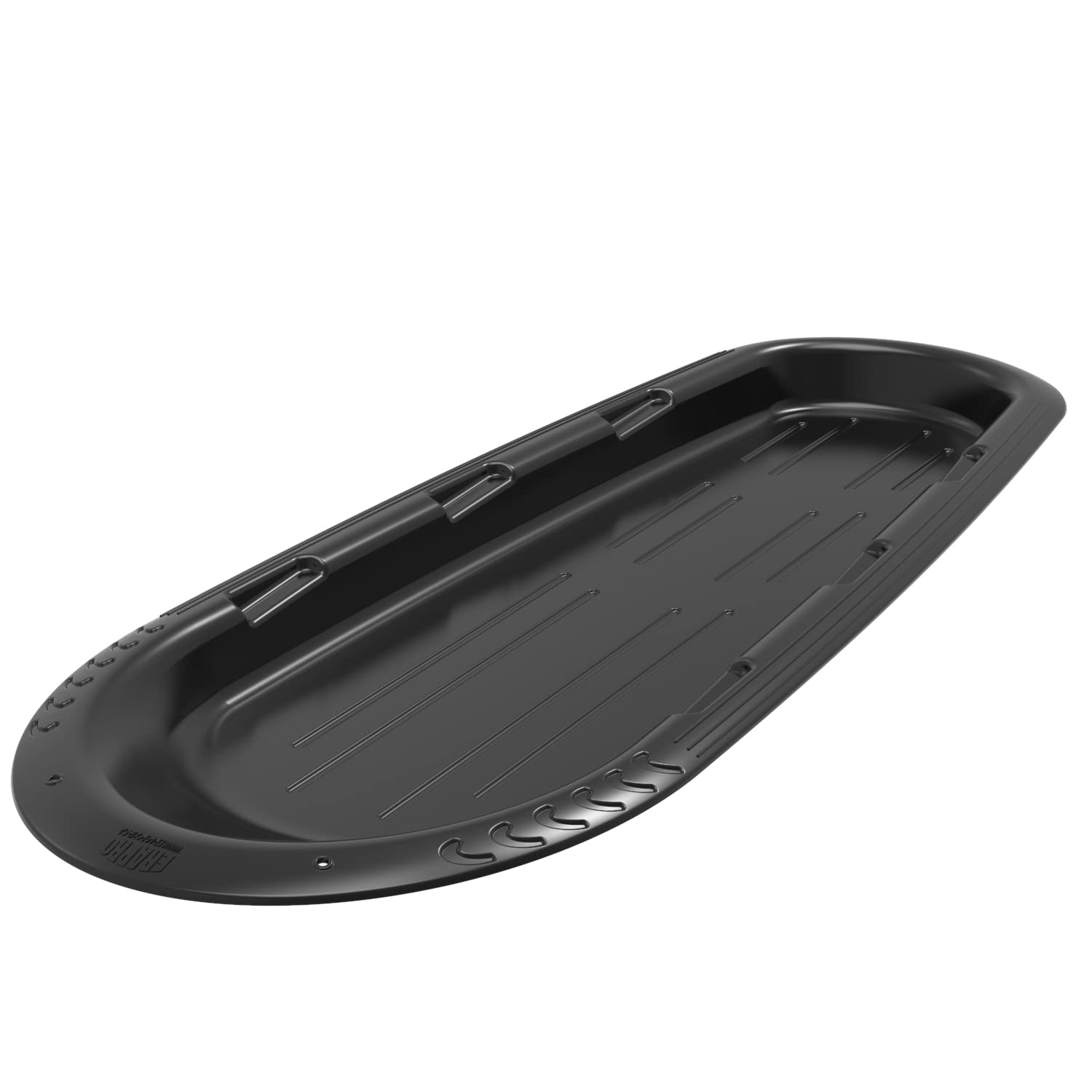 Photo 1 of **USED**Era 66-inch Manitou XL Adventurer Sled — 2-3 Rider Kids' Plastic Toboggan, Black