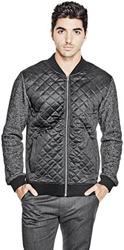 G by GUESS Men's Mendren Quilted Bomber Jacket