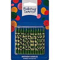 Camo Print Birthday Cake Candles - 12 ct
