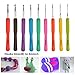 TIMESETL 72Pack Crochet Hooks Kit with Storage Case, Crochet Starter Kit, Soft Crochet Hooks 2-6mm, Ergonomic Knitting Needle 0.6-1.9mm, Crochet Kit for Beginners and Experienced Crochet Lovers