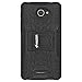 AMZER Slim Protective Shockproof Hybrid Warrior Dual Layer Case for Alcatel Pop 4s - Black