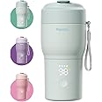 Papablic Pro Portable Bottle Warmer for Travel – 2.5 Min Fast Heating, Built-in Sterilizer, 5 Temp Settings, Baby Milk & Form
