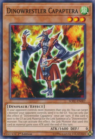 Yu-Gi-Oh! - Dinowrestler Capaptera - SOFU-EN006 - Soul Fusion - 1st Edition - Common