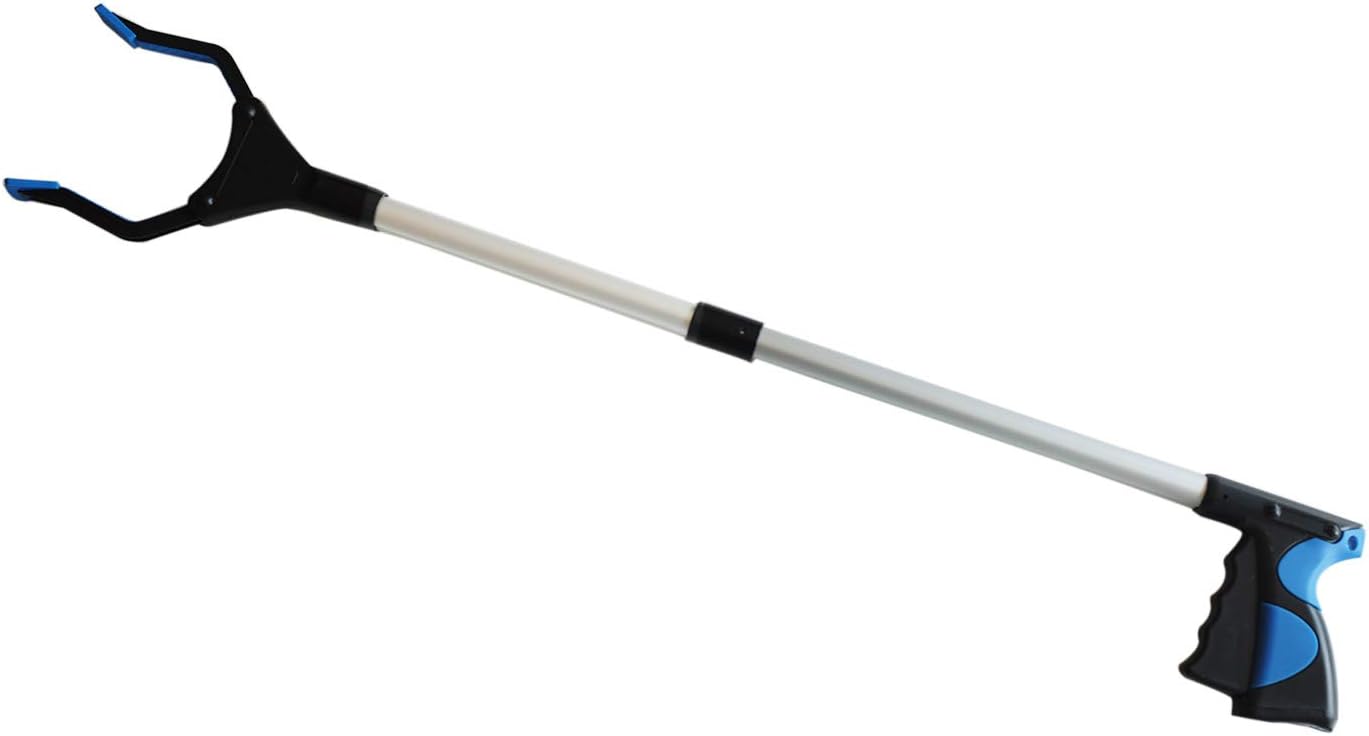 MuOu 32" Foldable Reacher Grabber, Long Handy Assist Tool