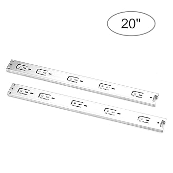 Kkmoon Drawer Slides Steel Ball Slide Low Noise Ball Amazon In