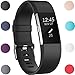 GEAK Bands for Fitbit Charge 2, Adjustable Sports Wrist Bands for Fitbit Charge 2, Large Classic Black