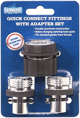 Rainmaker Quick Connect Fittings with Adapter Set