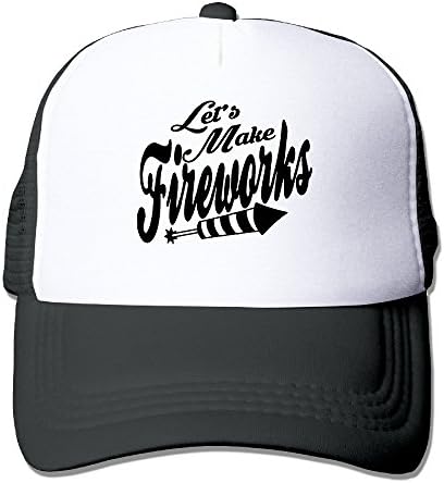 Let's Make Fireworks 4th-of-July Trucker Hat Snapback Cap
