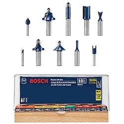BOSCH RBS010 10-Piece 1/2 in. and 1/4 in. Shank
