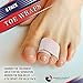 Broken Toe Wraps Toe Tape - Toe Bandages to Align and Straighten Toes. Idea Toe Splint for Bent or Crooked Hammer Toes, Fractures or Injuries. Doubles as Toe Separator & Toe Straightener