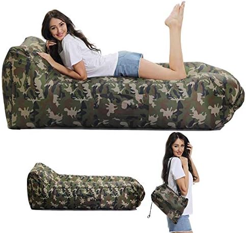 AYUE® Inflatable Lounger, Portable Lazy Inflatable Sofa Couch, Outdoor Sofa Camping, Hiking, Swimming Pool, Beach, Backyard, Travelling