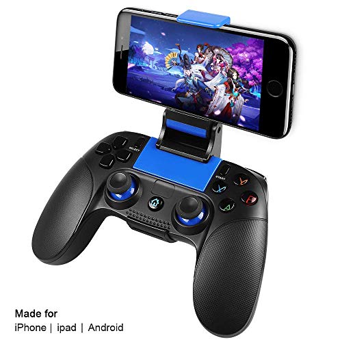 Controlador-para-iOS-PowerLead-Inalmbrico-Mando-de-juego-Gamepad-Compatibilidad-con-iOS-y-Android-iPhone-iPad-Samsung-Galaxy-Otro-telfono-Juego-directo