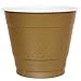 Aeiniwer Hanna K. Signature Collection 100 Count Plastic Cup, 9-Ounce, Gold