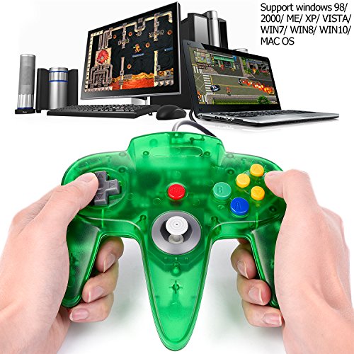 LUXMO PREMIUM Classic N64 USB Controller,Retro N64 Gamepad Joystick PC