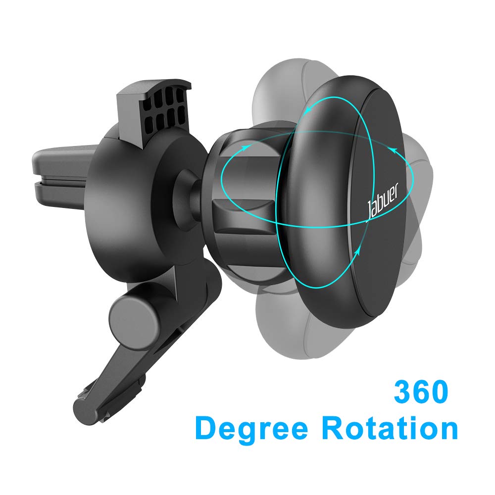 Car Phone Mount, Jabuer Universal Air Vent Magnetic Car Mount Phone Holder for iPhone Xs Max XR XS X 8 7 Plus 6S 6 SE, Galaxy S9 S8 S7 Edge, Note 9 8 5, LG G6 and Mini Tablet