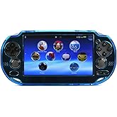 Cosmos Light Blue Protection Hard Case Cover Compatible with PS VITA 1000, Fits for Oval Start & Select Button Only (NOT for PSV 2000 Slim Version)