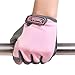Pseudois Padded Anti-Slip Women’s Power Weight Lifting Gloves for Gym Workout, CrossFit, Weightlifting, Powerlifting, and Running—Pair