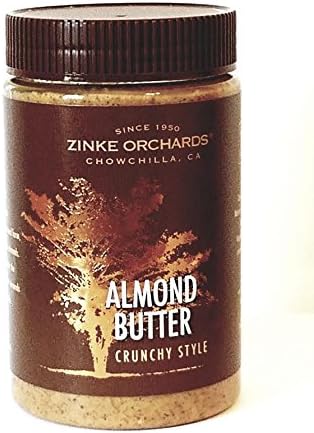 Zinke Orchards Crunchy Almond Butter (12 Pack) 16 oz. Jars