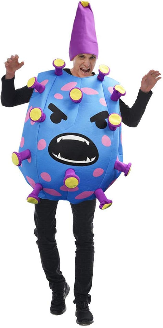Halloween New Cosplay Costume Coronavirus Funny Party