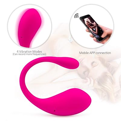 Dolp LOVEAI Vibartor Bluetooth App Remote Control Handsfree U Shape Couple Love Stimulation Vibrating Toy with Strong Patterns USB Waterproof Wand for