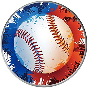 Collapsible Pop Grip Socket Cell Phone Sticker Car Mount Holder At Home Or On Travel for Your iPhone 6 6s 7 8 Plus - Spraying Fire Red Blue Baseball