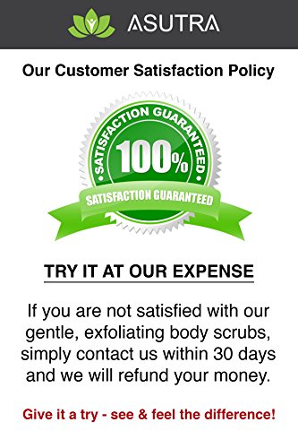 Best ORGANIC Exfoliating Body Scrub - "SENSUAL ROSE" - 100% Pure Dead Sea Salt Scrub / Ultra Hydrating & Moisturizing with SKIN SMOOTHING Jojoba, Sweet Almond & Argan Oils - 12oz...