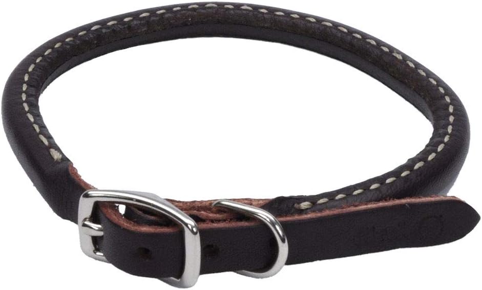 Circle t latigo leather round collar Clearance