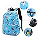 CAMTOP Preschool Backpack for Kids Boys Toddler Backpack Kindergarten School Bookbags (Cute Shark-Blue)