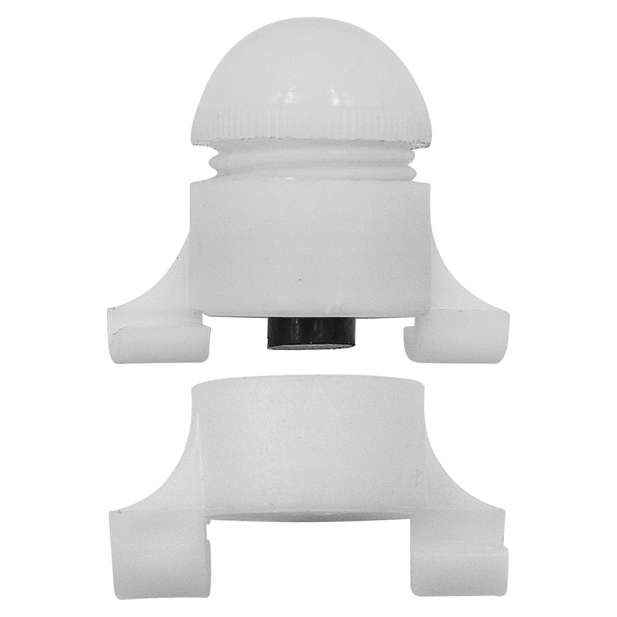 DollaTek 2 packs 2 in 1 sea fishing LED Rod Tip Night Light Fish Biting Alarm Electronic Bite Alarm with Motion Sensor Alarm Light Glow Stick Replacement Clip on Fish Bite Alarm