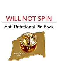 Pin de solapa de la bandera americana, orgullosamente hecho en EE.UU.