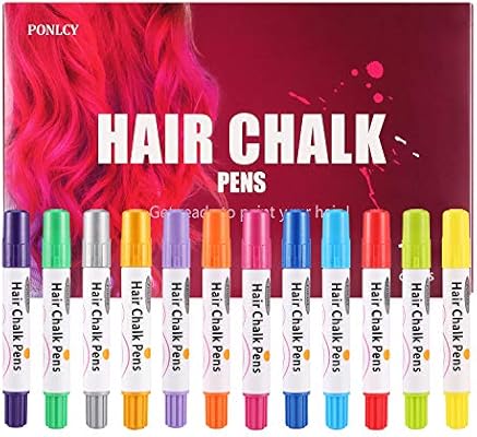 Amazon Com Hair Chalk Pens For Girls Temporary Hair Color Chalk