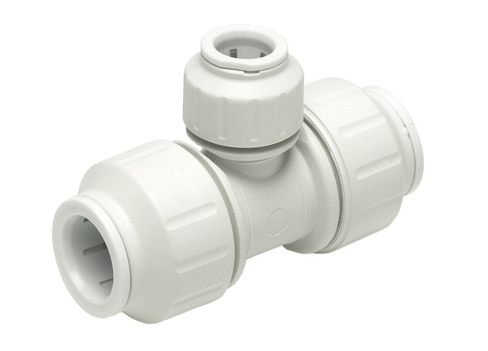 John Guest Speedfit PEM3022DW 22 mm x 15 mm x 22 mm Reducing Tee