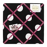 Hot Dot Modern Fabric Memory/Memo Photo Bulletin Board by Sweet Jojo Designs