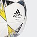 adidas Champions League Finale Kiev Capitano Soccer Ball, White/Yellow/Blue, Size 5