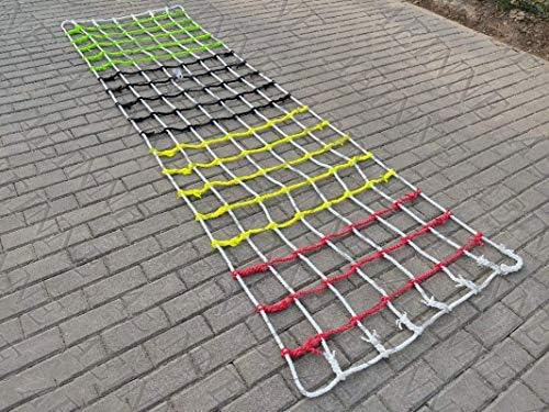 ロッククライミングネットクライムネット遊び場ナイロンキッズツリーハウスロープメッシュ屋外はしごスイングセットプレイセットツリー大貨物ヘビーデューティーウォールセーフティネット 待望 子供大人子供大人