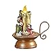 Lighted Christmas Musical Nativity Candle