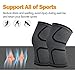 ONSON Compression Knee Sleeve,Best Knee Brace Support for Sports,Running,Jogging,Basketball,Joint Pain Relief,Arthritis and Injury Recovery&More Fits Men and Women (2 Piece)