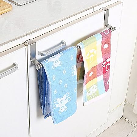 Casa Copenhagen, Stainless Steel Towel Bar Holder Kitchen Cabinet Cupboard Door Hanging Rack Storage Hook Accessories