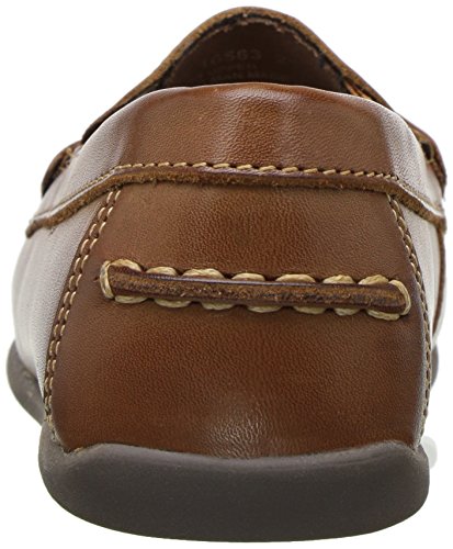 Florsheim Kids Boys' Jasper Driver Jr, Saddle Tan, 10 M US Toddler