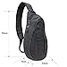 Weekend Shopper Shoulder Sling Bag Mini Backpack Cross Body Bag Crossbody Backpack Chest Bag for Men and Women fit iPad mini 7.9 Inch Tablet bag