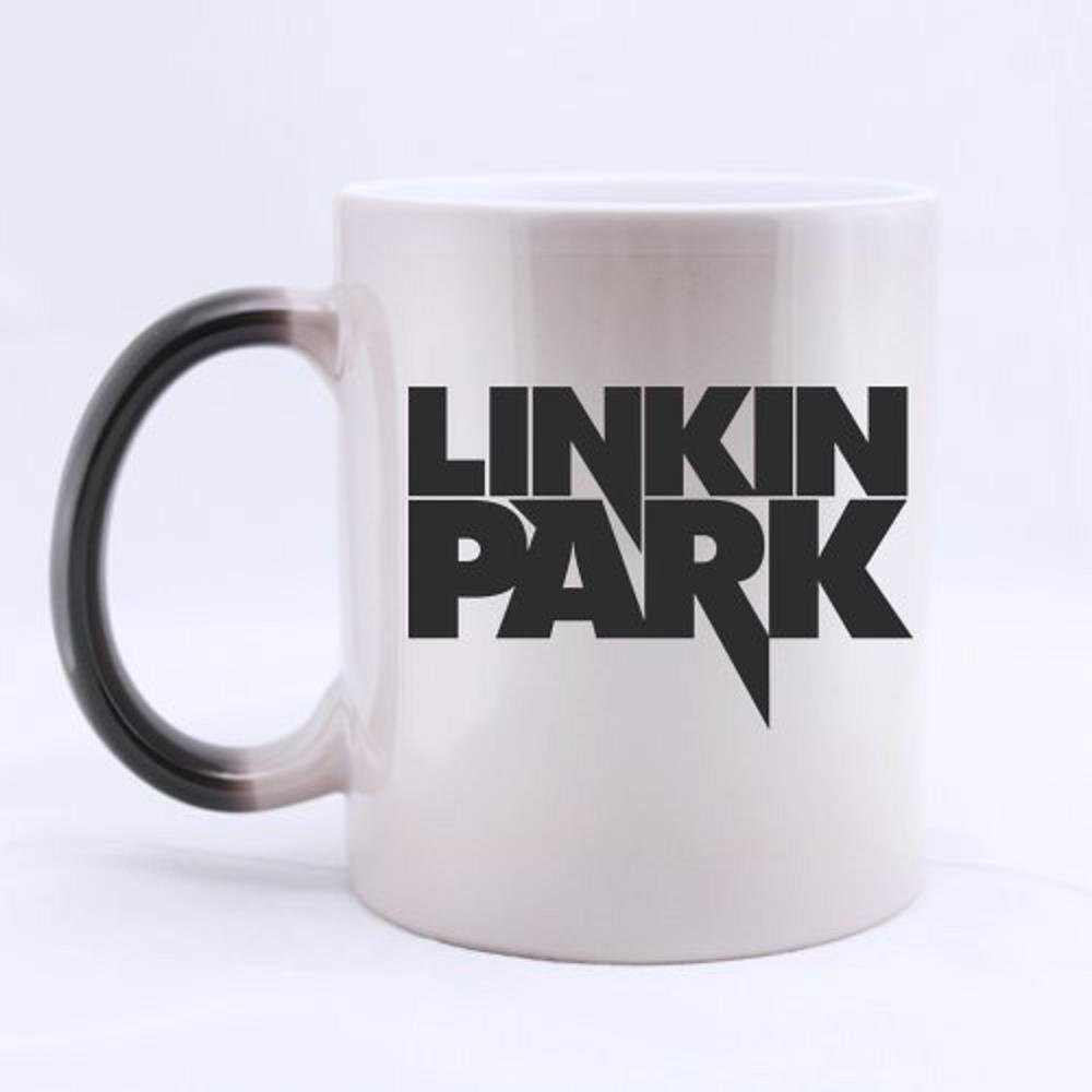 Linkin Park Fonts Customized Design Morphing Mug Coffee Mug Creative Milk Mug Personalized Tea Cup 11OZ-by Peanut and kelp