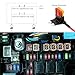 AUTOWN Car Fuse 120PCS Assorted Small Blade Car Fuse Automotive Replacement Fuse Puller Included