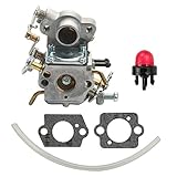 Butom New Carburetor With Gasket Fuel Line Primer Bulb ZAMA C1M-W26 C1M-W26C Poulan P3314 P3416 P3816 P4018 PP3416 PP3516 PP3816 PP4018 PPB4218 S1970 Gas Chainsaw Weedeater Part# 545070601 545040701
